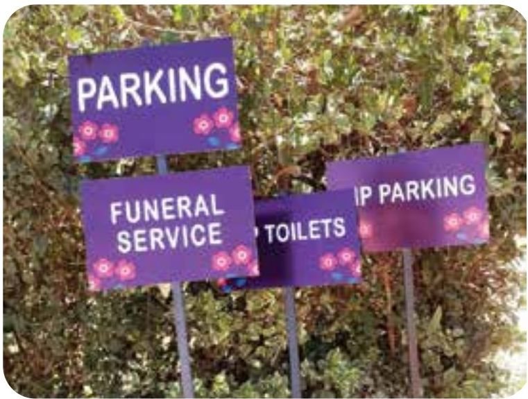 Event directional sign set for Parking & facilities signage — Roadside & Wayfinding by Brand It KE in Kenya