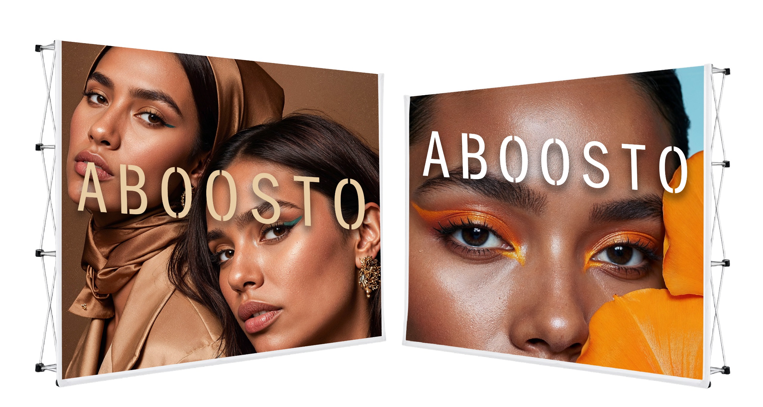 Pop-up media walls for Aboosto — Banners & Activation by Brand It KE in Kenya