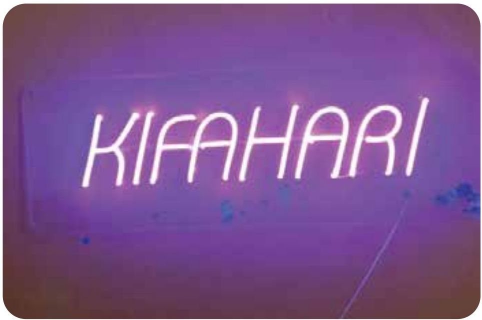Neon interior signature for Kifahari — Illuminated & Neon by Brand It KE in Kenya