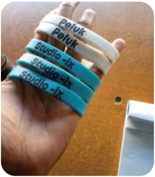 Silicone event wristbands for Studio-ix / Peluk — Promo Items by Brand It KE in Kenya