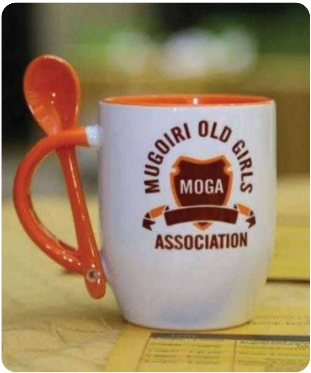 Branded mug & spoon sets for MOGA Association — Promo Items by Brand It KE in Kenya