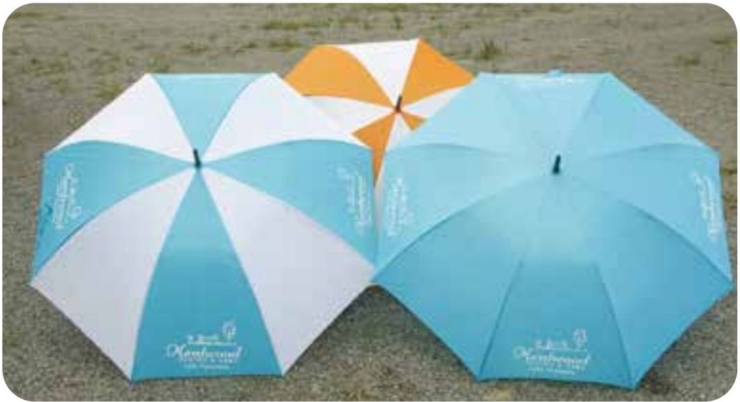 Branded golf umbrellas for Montana Resorts — Promo Items by Brand It KE in Kenya