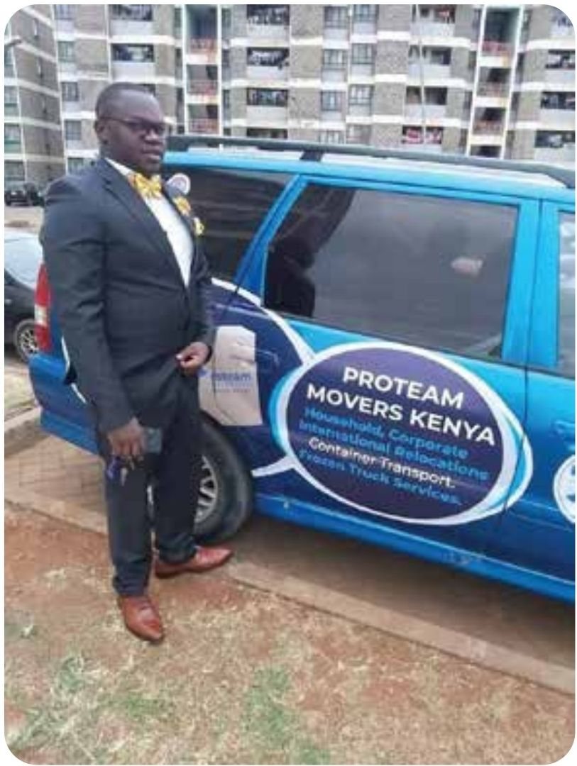 Fleet branding programme for Proteam Movers Kenya — Vehicle Branding by Brand It KE in Kenya