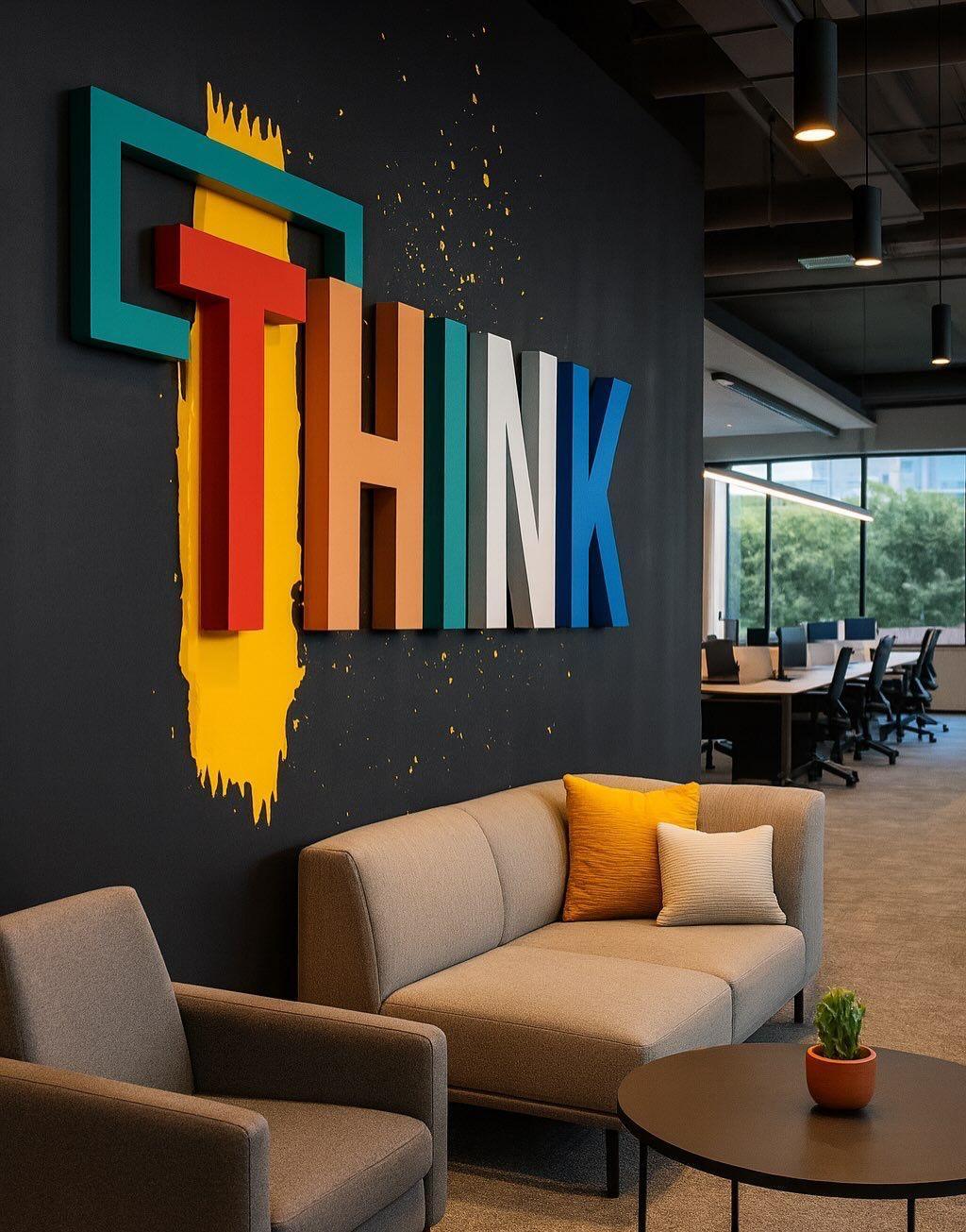 Brand It KE reception wall branding and 3D signage in Nairobi